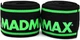 Бинты на колени MadMax MFA-299 Non slide & slip knee wraps 2.0 м Black/Green - изображение 3