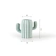 Ваза для квітів MVM MY HOME декоративна 11 см Блакитна (DH-FLOWERS-02 BLUE) - зображення 3