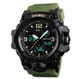 Наручний чоловічий годинник Skmei 1155BAG з підсвічуванням 5 АТМ Army Green (7_01095) - зображення 2