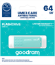 Флеш пам'ять USB Goodram UME3 Care 64GB USB 3.0 Green (UME3-0640CRR11) - зображення 6