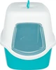 Туалет для кошек Trixie Vico закрытый 40х40х56 см Бирюзовый/Белый (4011905402758) - изображение 2