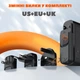 Сетевое зарядное устройство для телефона, ноутбука GaN 140W с дисплеем на 6 портов 3USB-C + 3USB-A + кабель 1.5 метра Ldnio Super Fast Charger Black - изображение 4