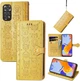 Чохол Embossed Cat and Dog для Xiaomi Redmi Note 11 / Note 11S книжка шкіра PU жовтий - зображення 1