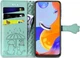 Чохол Embossed Cat and Dog для Xiaomi Redmi Note 11 / Note 11S книжка шкіра PU м'ятний - зображення 2