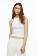 Майка H&M S белый 20111135364 - изображение 1