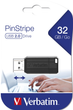 Pendrive Verbatim PinStripe USB 32GB Black (0023942490647) - obraz 5