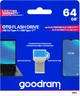 Флеш память USB Goodram ODD3 64GB Blue (ODD3-0640B0R11) - изображение 5