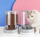 Кормушка и поилка для кошек и собак Hoopet 2 x 3.5L, комплект Серый (098-GREY) - изображение 2