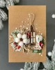 Набір для створення 5 новорічних листівок своїми руками "Cozy Christmas" - зображення 3