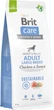 Корм для собак больших пород Brit Care Dog Sustainable Adult Large Breed с курицей и насекомыми 12 кг (8595602558742) - изображение 1