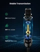 Кабель аудио Ugreen Toslink оптический 4mm 1М Black (AV122) - изображение 11