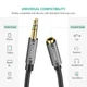 Кабель аудіо Ugreen 3.5 mm подовжувач 1М Black (AV118) - зображення 2