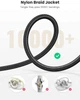 Кабель аудіо AUX Ugreen 3.5mm 2M Black (AV112) - зображення 6