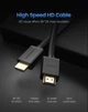 Кабель видео Ugreen HDMI 2.0 4K 3D 0.5М Black (HD104) - изображение 12