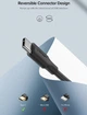 Кабель зарядный Ugreen Type-C 3A 0.5М Black (US287) - изображение 15