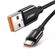 Зарядний кабель Ugreen Type-C 5A 40W Huawei Supercharge 1М Black Nylon (US279) - зображення 9