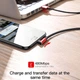 Кабель зарядный Baseus Micro USB 2.0 90° реверсивный MVP 1M Red (CAMMVP-A09) - изображение 13