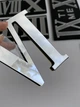 Настенные часы DIY 3D "Rome" серебро - Большие бескаркасные 3Д часы 60-130 см, самоклеящиеся (101118) - изображение 11