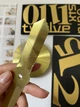 Настенные часы DIY 3D "Seven" золото - Большие бескаркасные 3Д часы 60-130 см, самоклеящиеся (101137) - изображение 10