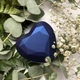 Коробочка для кольца с подсветкой Weeding Glow Heart, синяя - Футляр-шкатулка в виде сердца для предложения (601071) - изображение 1