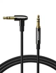 Кабель аудіо Ugreen 3.5 mm Hi-Fi AUX нейлоновий плетений стереокабель 1M Black (AV139) - зображення 11