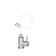 Смеситель для кухни Lidz Aria 04R-WFS, U-образный гибкий White (k35) белый LDARI015F3WHI43362 - изображение 2