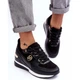 Sneakersy damskie na koturnie Genova 41 Czarne (5905677913804) - obraz 6
