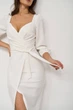 Ошатна біла сукня FashionYouWant XXXL білий 43456788 - зображення 3
