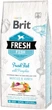 Сухий корм для дорослих собак великих порід Brit Fresh Muscle & Joints з рибою та гарбузом 12 кг (8595602530779)A - изображение 1