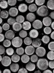 Флизелиновые фотообои на всю стену 184x254 см Черно-белые бревна (2240V4A)+клей - изображение 1