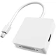 Адаптер / розгалужувач з mini Display Port на HDMI/VGA/DVI порти Addap MDPA-01Mix | перехідник 3в1 для передачі відеосигналу, FullHD 1080P - зображення 1