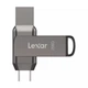 Накопичувач OTG LEXAR JumpDrive D400 USB-Type-C (USB 3.1) 256GB - зображення 3