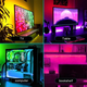 Самоклеющаяся светодиодная лента RGB SMD 5050 влагостойкая IP67 с пультом управлением Led strip 5 метров 16 цветов от USB Powerbank (Павербанка) - изображение 4