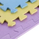 Килимок пазл HMS One Fitness MP10 10 мм 9 елементів Yellow-Blue-Purple (5907695592030) - зображення 5