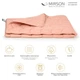 Ковдра MirSon антиалергенна EcoSilk всесезонна №1730 Eco Light Coral 220x240 см (2200003710113) - изображение 2