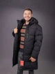 Куртка зимова Kings Wind довга чоловіча, Темно-синій, XL - зображення 2