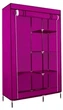 Шкаф тканевый раскладной Stenson 105х45х175 см R30898 pink Розовый - изображение 2