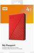 Dysk twardy Western Digital My Passport 4TB WDBPKJ0040BRD-WESN 2.5" USB 3.0 External Czerwony (0718037870236) - obraz 6