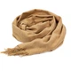 Женский кашемировый шарф LuxWear S128003 Песочный - изображение 3