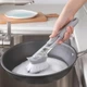 Щетка с дозатором для мытья посуды Automatic Decontamination Wok Brush многофункциональная с насадками - изображение 7