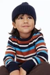-Джемпер сине-коричневый в полоску H&M 122-128см (400093832) - изображение 3