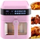 Аэрофритюрница мультипечь DMS HFG-7R XXL Pink 1600 Вт - изображение 1