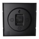 Часы настенные Optima Square пластиковые черные (О52101) - изображение 3