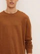 Джемпер Tom Tailor BASIC CREW NECK SWEATER XXXL Коричневий 1027299-30313 - зображення 3