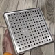 Душевой трап из нержавеющей стали DISFACT DTQ-1 Premium 15x15cm Серебристый - изображение 9