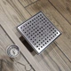 Душевой трап из нержавеющей стали DISFACT DTQ-1 Premium 13x13cm Серебристый - изображение 12