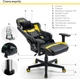 Кресло игровое RZTK Cobra Черно-желтое - изображение 13