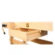 Верстак столярный из каучукового дерева Holzmann WB 210 размер столешницы 210x66 см высота 820 мм (WB210) - изображение 2