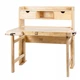 Верстак столярный из каучукового дерева Holzmann WB 123A с 2 тисками и полкой для хранения инструмента (WB123A) - изображение 1