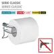 Держатель для туалетной бумаги WENKO Classic, сталь, хром - изображение 2
